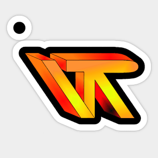 Versus The Rest band logo 1 Sticker